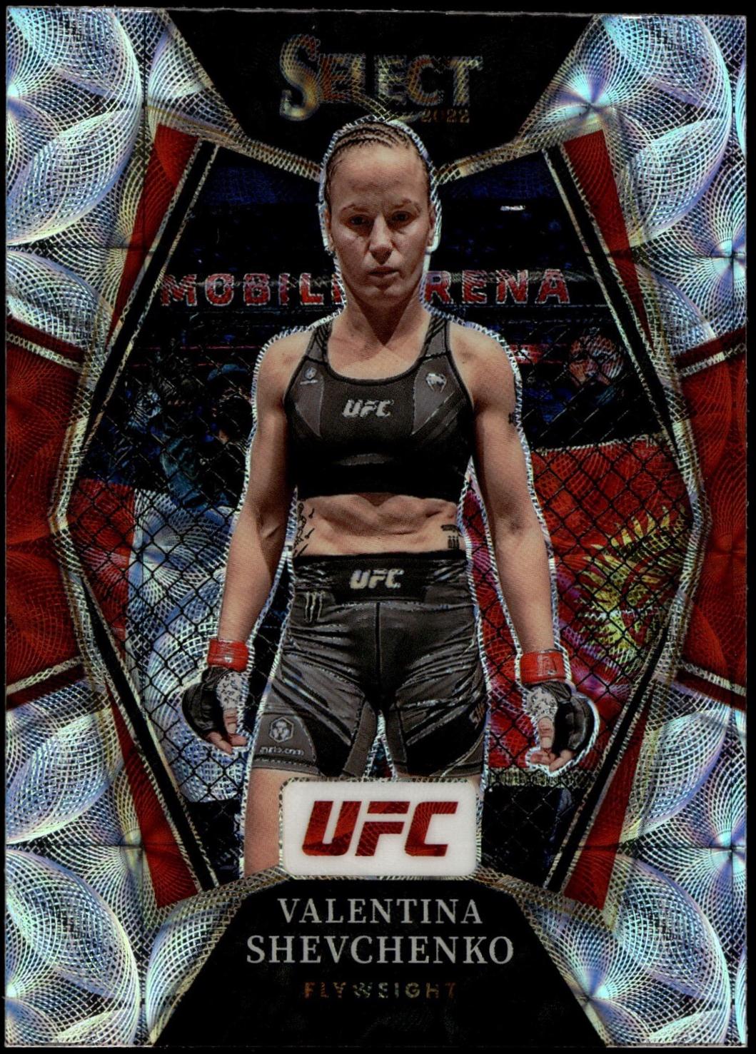 Valentina Shevchenko 2022 Panini Select UFC Premier Level #163 Scope