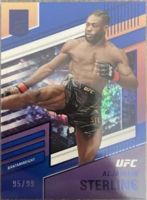 Aljamain Sterling 2022 Panini Chronicles UFC Base Elite #253 Blue
