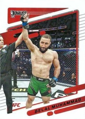 Belal Muhammad 2022 Panini Donruss UFC Base #15 Blue