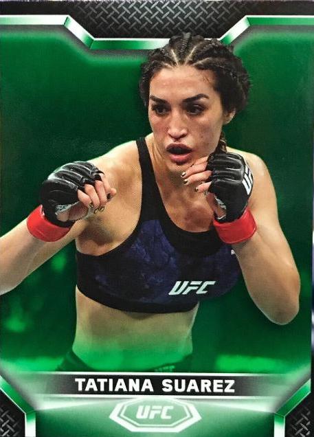 Tatiana Suarez 2020 Topps UFC Knockout Base #36 Green