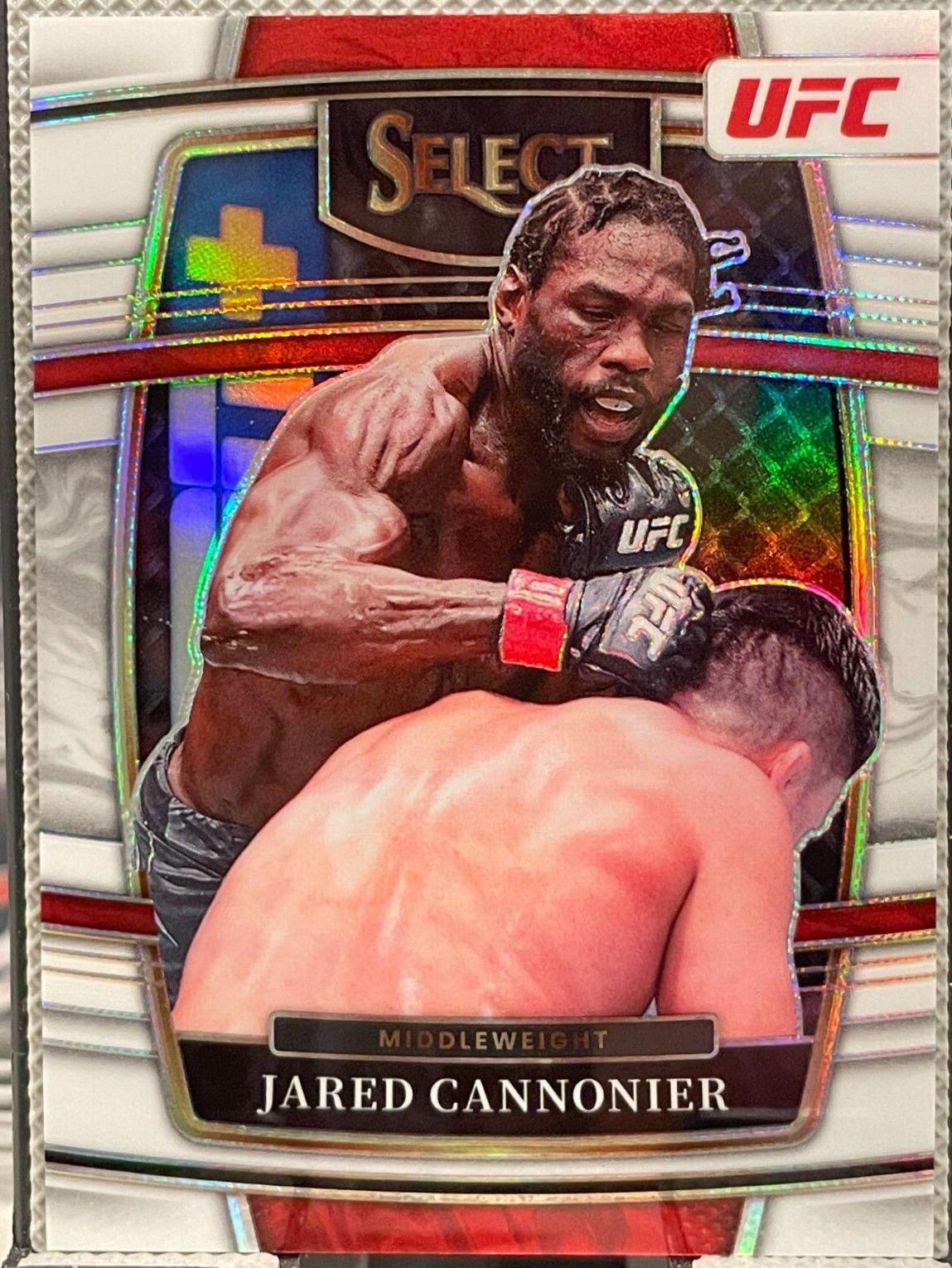 Jared Cannonier 2022 Panini Select UFC Concourse #8 White