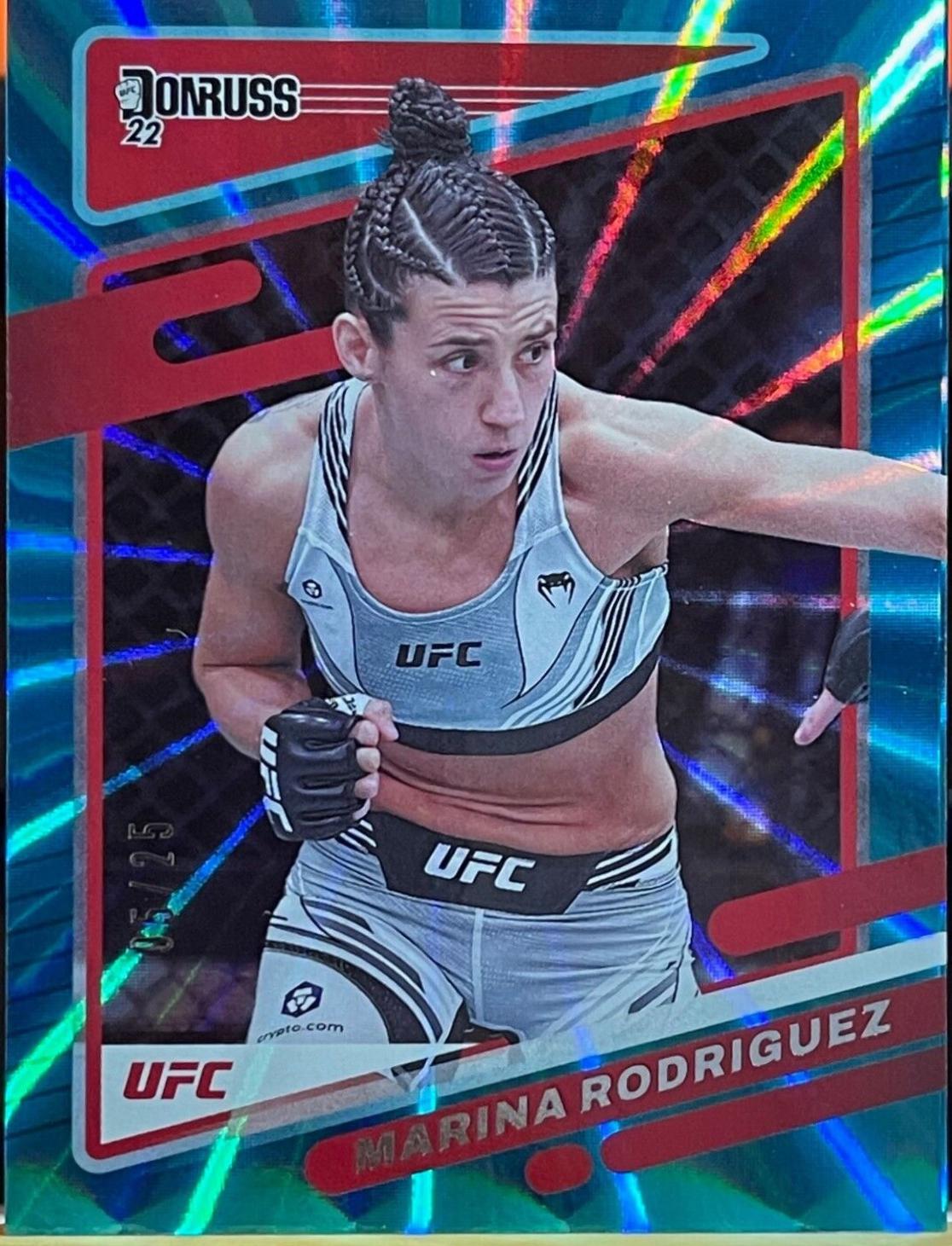 Marina Rodriguez 2022 Panini Donruss UFC Base #64 Teal