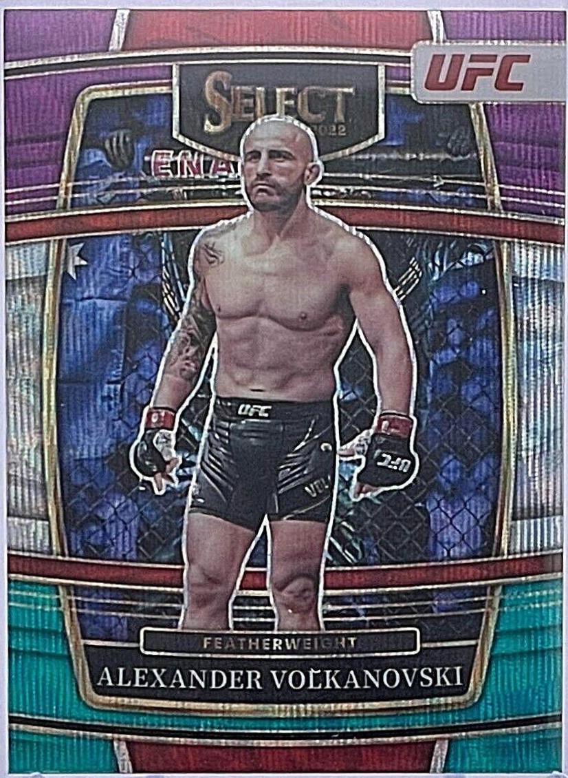 Alexander Volkanovski 2022 Panini Select UFC Concourse #15 Tri Color