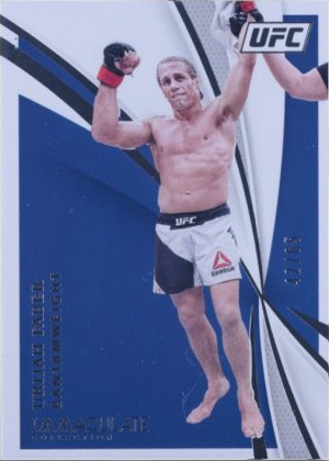 Urijah Faber 2021 Panini Immaculate UFC Base #86 Platinum