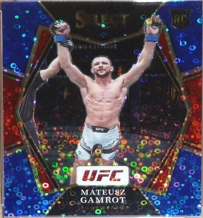 Mateusz Gamrot 2022 Panini Select UFC Premier Level #160 Blue Disco