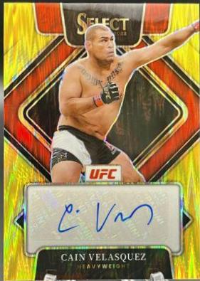 Cain Velasquez 2022 Panini Select UFC Signatures #23 Black