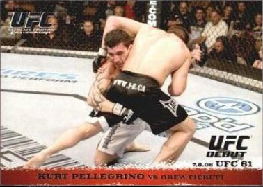 Kurt Pellegrino / Drew Fickett 2009 Topps UFC Round 1 Base #48 Red
