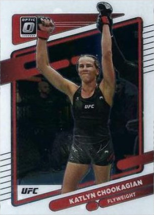Katlyn Cerminara 2022 Panini Donruss Optic UFC Base #61 Pink