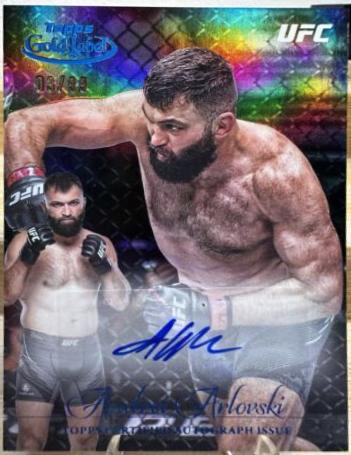 Andrei Arlovski 2024 Topps Gold Label UFC Gold Label Autographs #GLA-ARL Blue