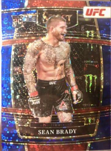 Sean Brady 2022 Panini Select UFC Concourse #31 Blue Disco