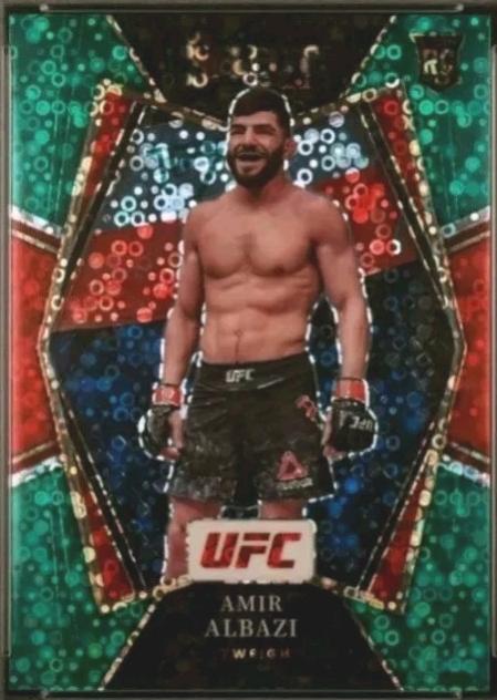 Amir Albazi 2022 Panini Select UFC Premier Level #139 Green Disco
