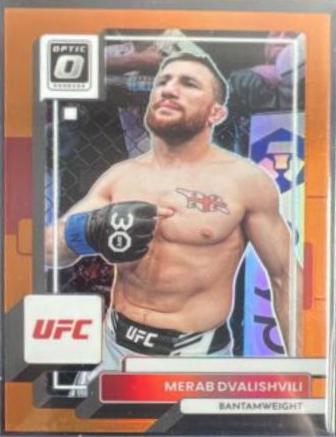 Merab Dvalishvili 2023 Panini Donruss Optic UFC Base #69 Orange