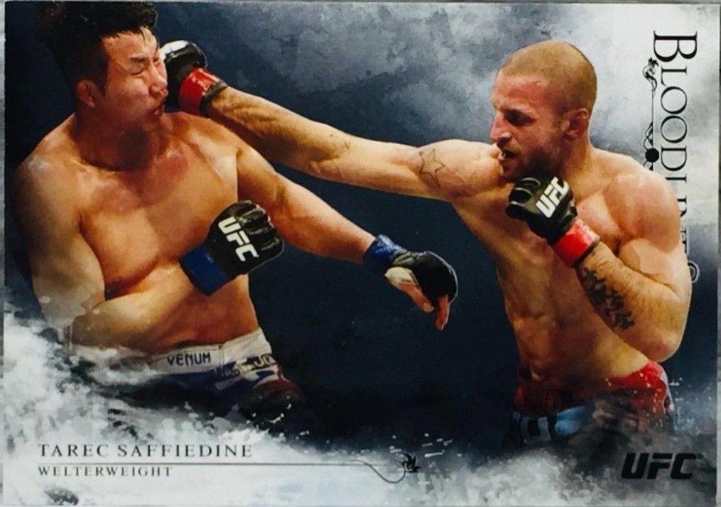 Tarec Saffiedine 2014 Topps UFC Bloodlines Base #133 Black