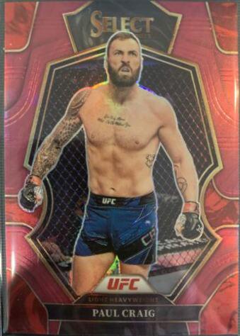 Paul Craig 2023 Panini Select UFC Premier Level #139 Maroon