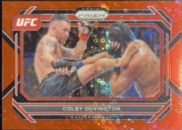 Colby Covington 2023 Panini Prizm Under Card UFC Base #30 Gold