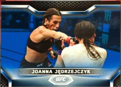 Joanna Jędrzejczyk 2020 Topps UFC Knockout Base #93 Blue