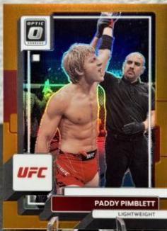 Paddy Pimblett 2023 Panini Donruss Optic UFC Base #96 Orange