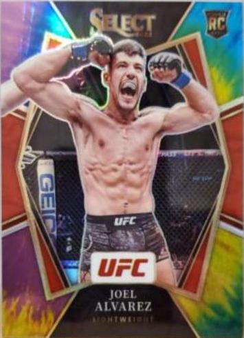 Joel Alvarez 2022 Panini Select UFC Premier Level #150 Tie Dye