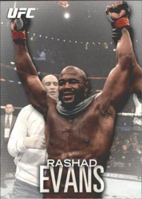Rashad Evans 2012 Topps UFC Knockout Base #18 Red