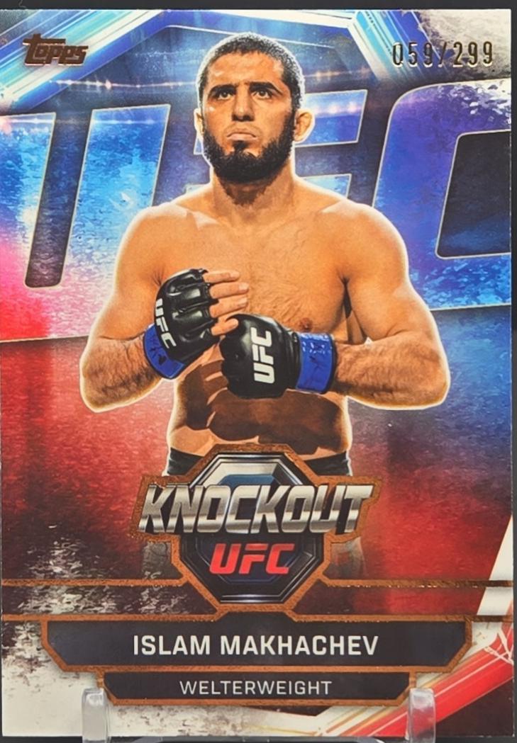 Islam Makhachev 2026 Topps Knockout UFC Base #20 Bronze