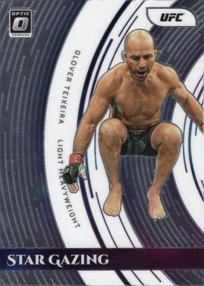Glover Teixeira 2022 Panini Donruss Optic UFC Star Gazing #11 Gold Vinyl