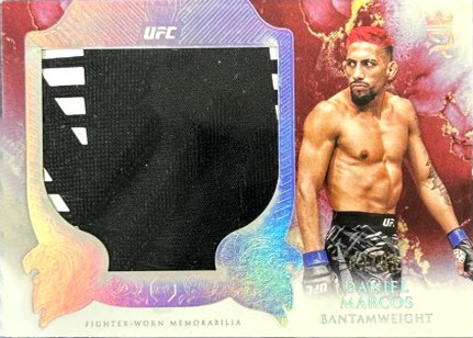 Daniel Marcos 2025 Topps Royalty UFC Rookie Jumbo Relics #RJR-DM Blue