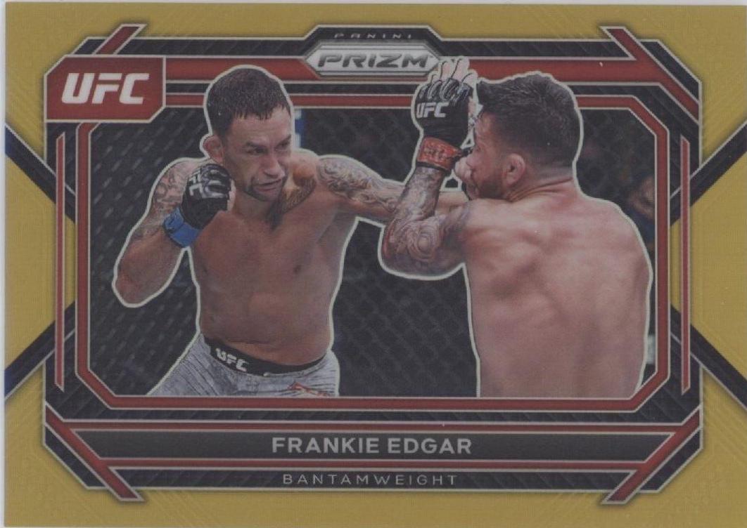 Frankie Edgar 2023 Panini Prizm UFC Base #22 Gold