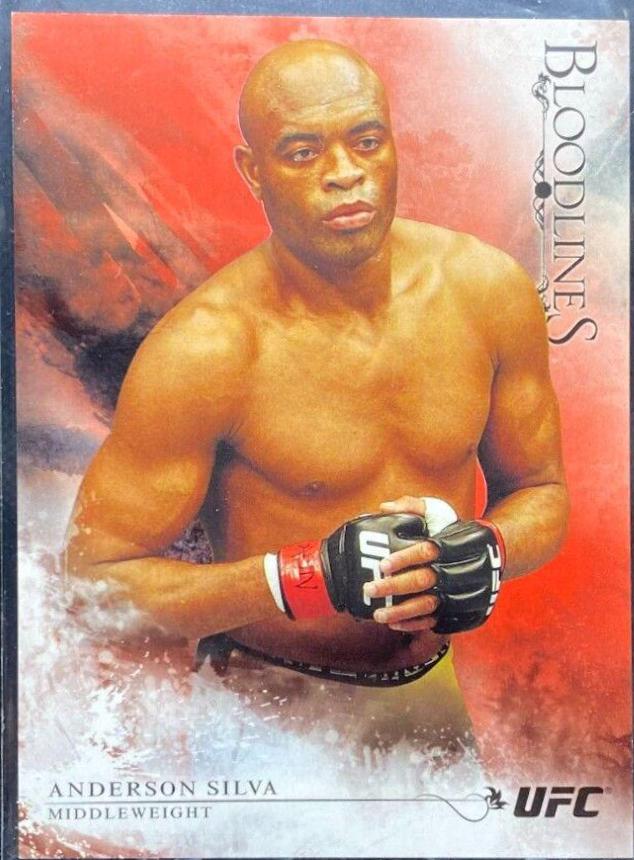 Anderson Silva 2014 Topps UFC Bloodlines Base #135 Red