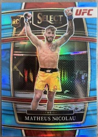 Matheus Nicolau 2022 Panini Select UFC Concourse #83 Blue Prizm