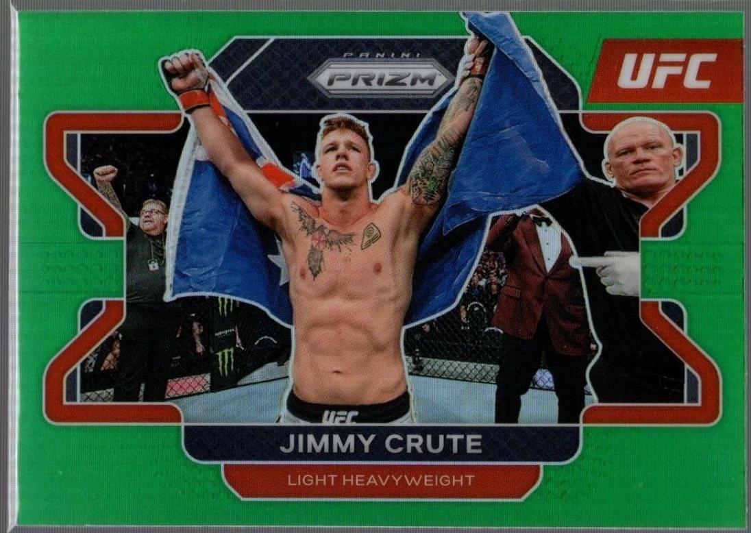 Jimmy Crute 2022 Panini Prizm UFC Base #73 Green