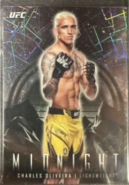 Charles Oliveira 2024 Topps Midnight UFC Base #7 Black Light