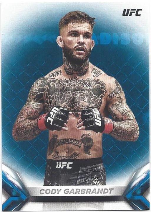 Cody Garbrandt 2018 Topps UFC Knockout Base #1 Blue