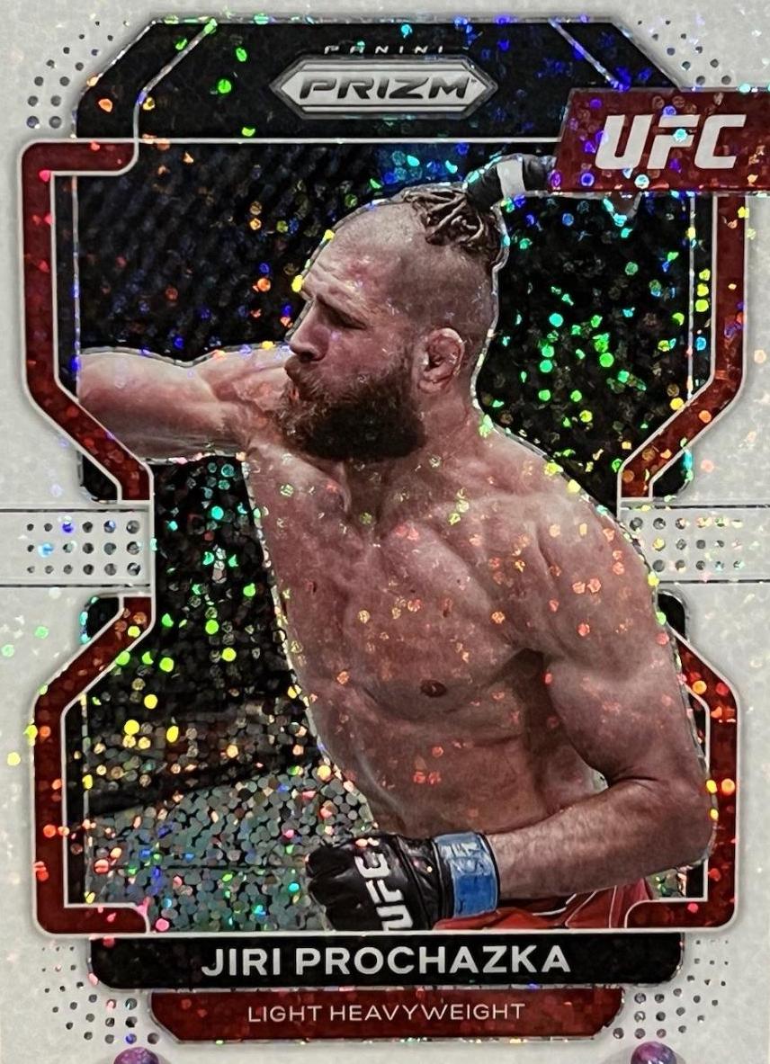 Jiri Prochazka 2022 Panini Prizm UFC Base #185 White Sparkle