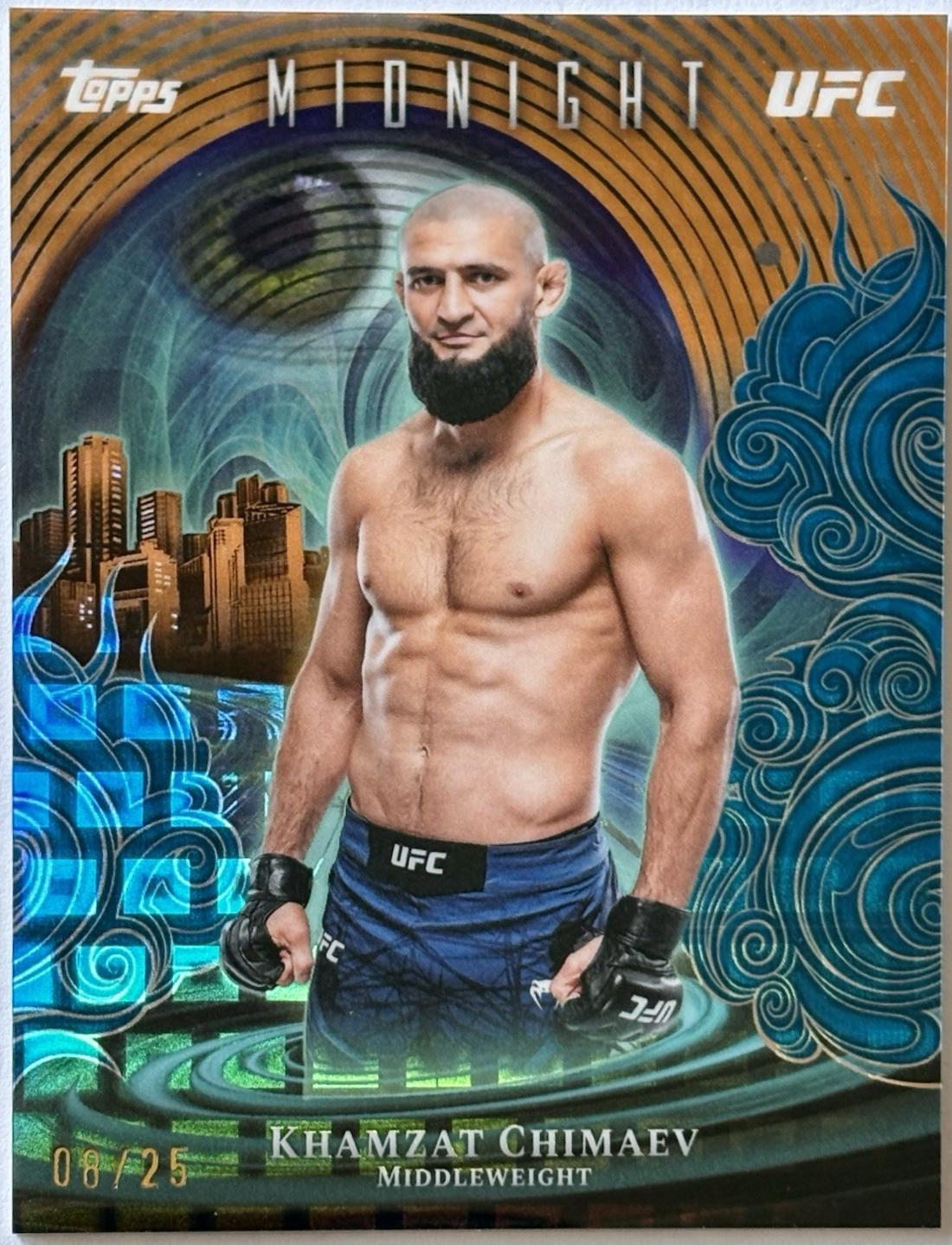 Khamzat Chimaev 2026 Topps Midnight UFC Insomnia #IN-16 Moonrise