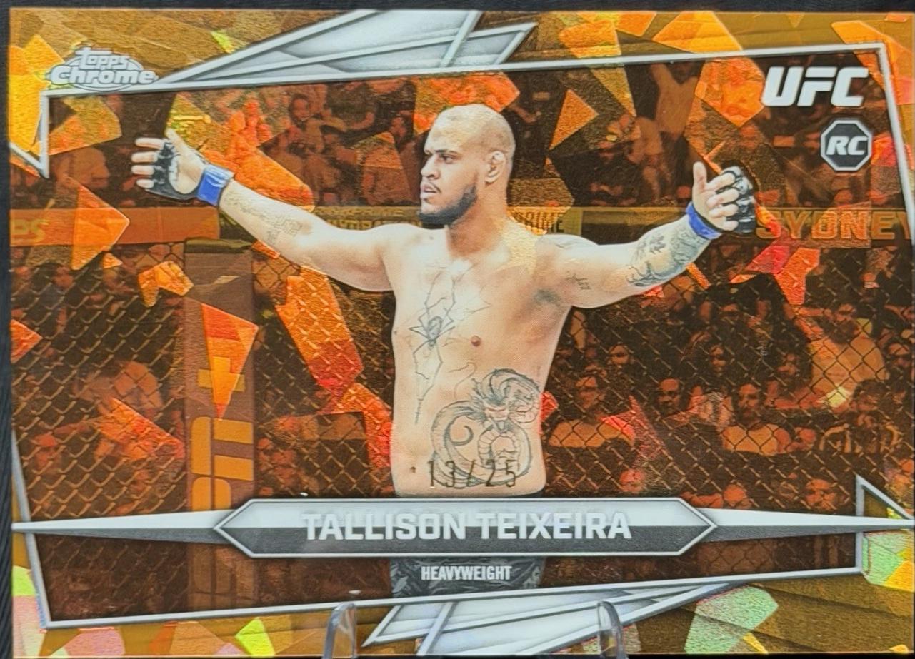 Tallison Teixeira 2026 Topps Chrome UFC Base #69 Orange Refractor