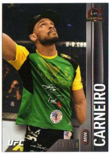 Roan Carneiro 2015 Topps UFC Champions Base #185 Black
