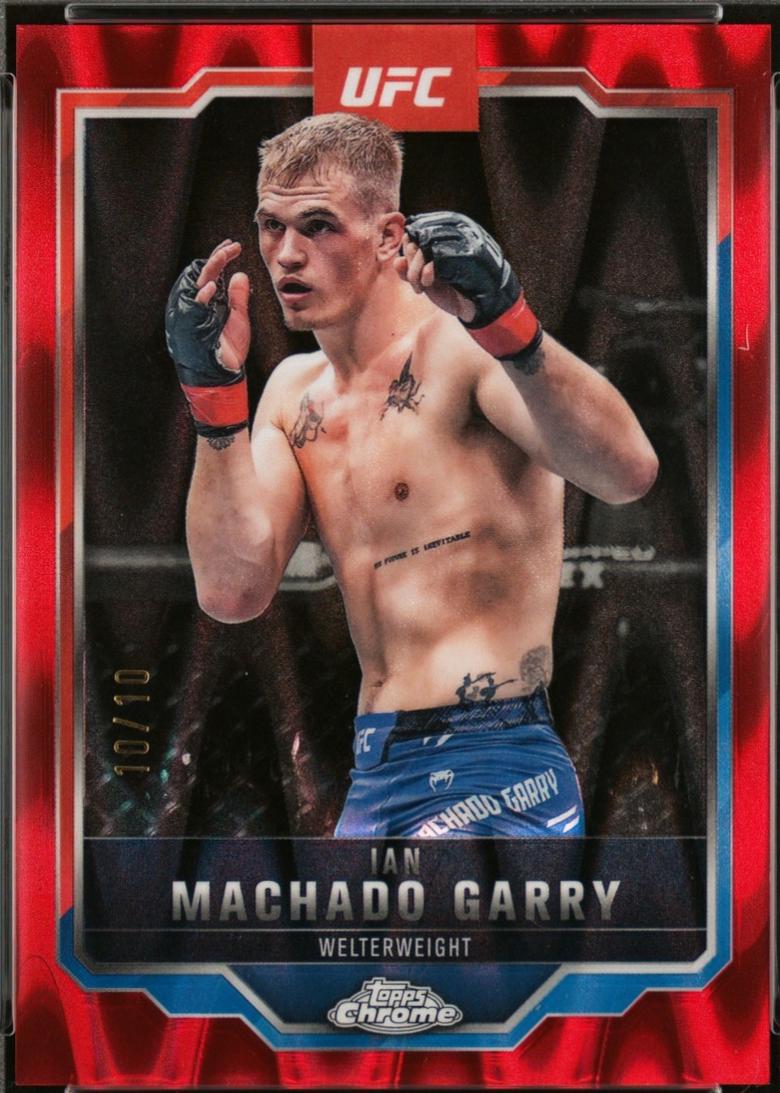 Ian Machado Garry 2025 Topps Chrome Sapphire UFC Base Sapphire #163 Red Sapphire