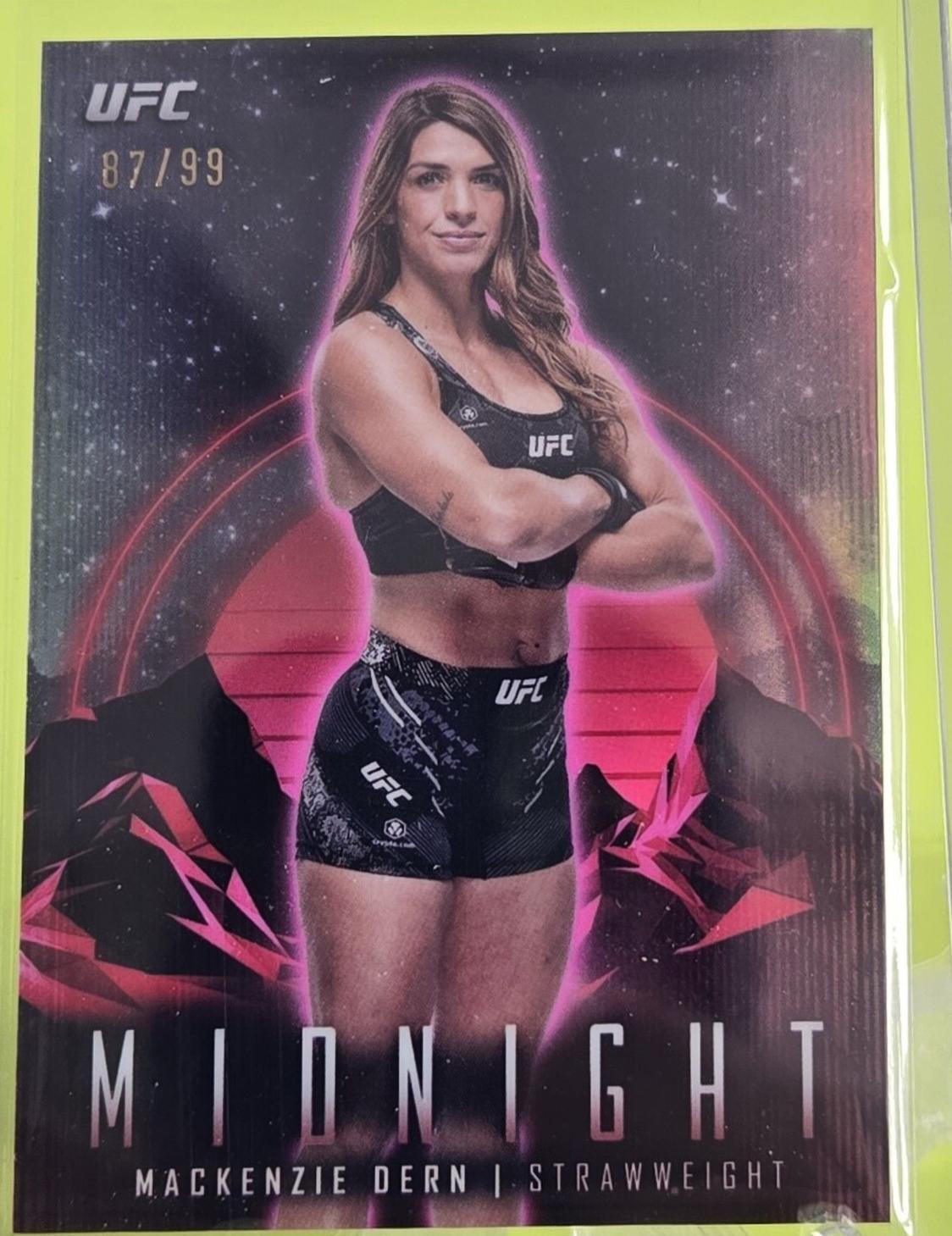 Mackenzie Dern 2024 Topps Midnight UFC Base #30 Twilight