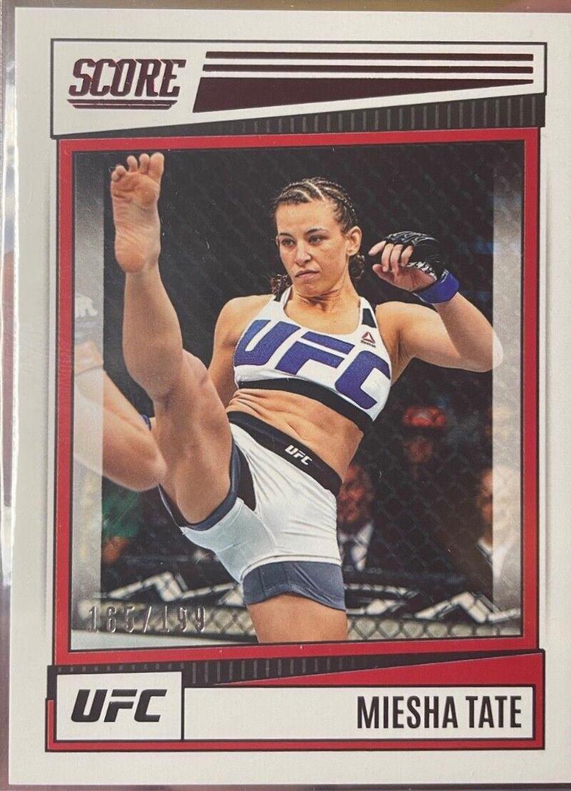 Miesha Tate 2022 Panini Chronicles UFC Base Score #197 Red