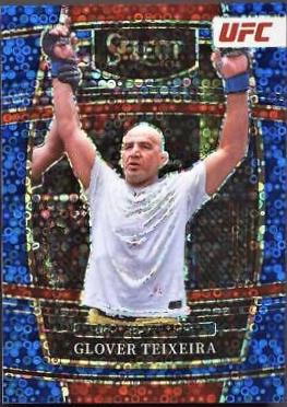 Glover Teixeira 2022 Panini Select UFC Concourse #17 Blue Disco