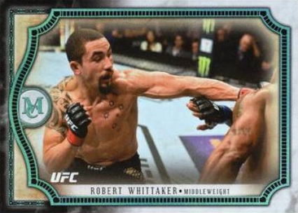 Robert Whittaker 2018 Topps UFC Museum Collection Base #20 Ruby