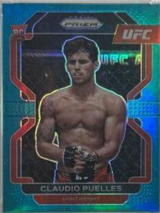 Claudio Puelles 2022 Panini Prizm UFC Base #111 Teal