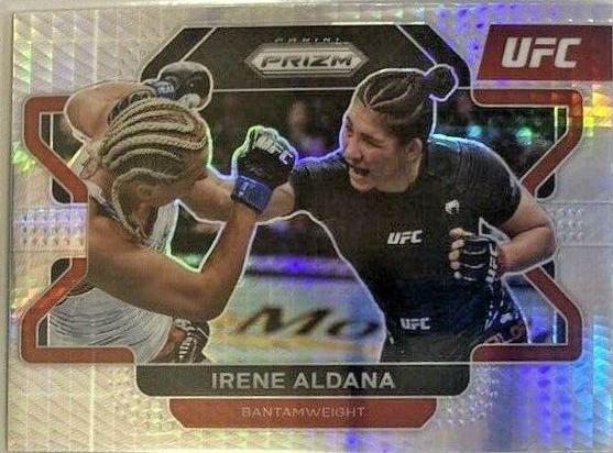 Irene Aldana 2022 Panini Prizm UFC Base #13 Hyper
