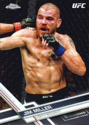 Jim Miller 2017 Topps Chrome UFC Base #39 Black
