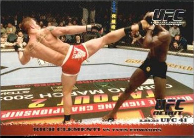 Rich Clementi / Yves Edwards 2009 Topps UFC Round 1 Base #13 Red