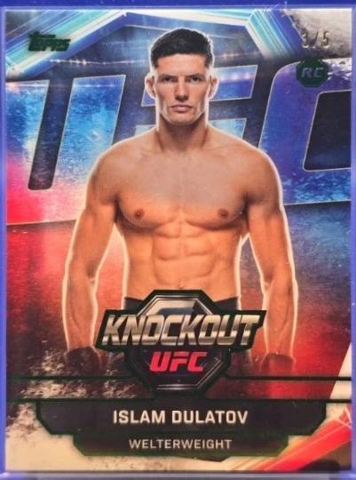 Islam Dulatov 2026 Topps Knockout UFC Base #97 Emerald