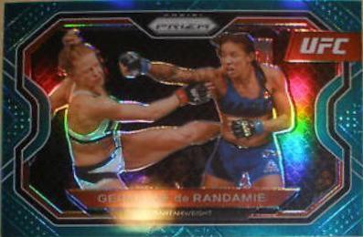 Germaine de Randamie 2021 Panini Prizm UFC Base #168 Teal