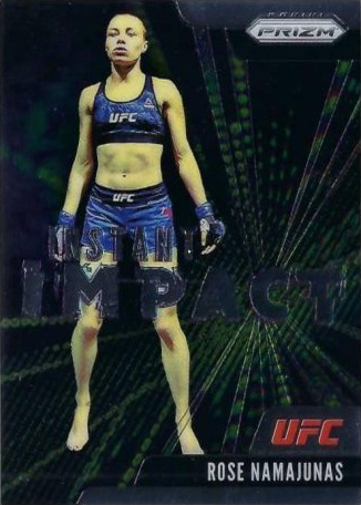 Rose Namajunas 2021 Panini Prizm UFC Instant Impact #16 Black
