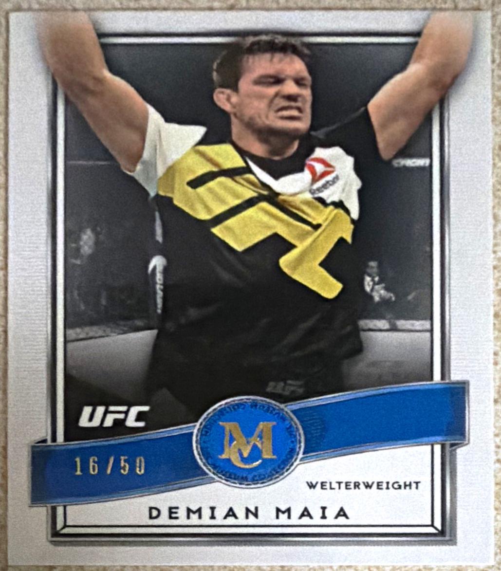 Demian Maia 2016 Topps UFC Museum Collection Base #25 Sapphire