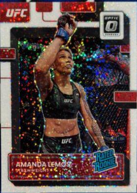 Amanda Lemos 2023 Panini Donruss Optic UFC Base #128 White Sparkle